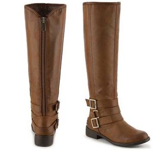 Madden Girl Campus Wide Calf Riding Boot