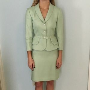 Two piece skirt suit