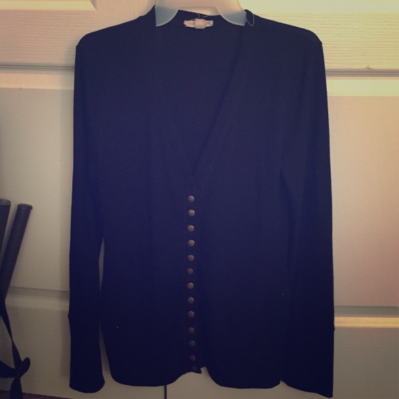 Black cardigan