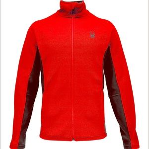 Red and black Spyder Core Sweater