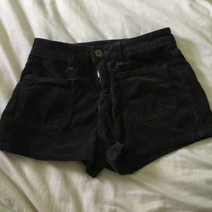 CARMAR black corduroy shorts
