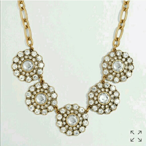 J crew crystal statement necklace