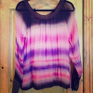 100% Silk Lucky Brand top