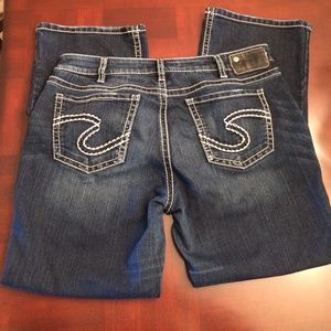 Silver Jeans SUKI High Slim Boot W32/L33 Dark Wash