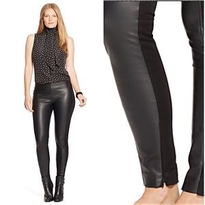 🆕 Ralph Lauren Women's Faux-leather Skinny