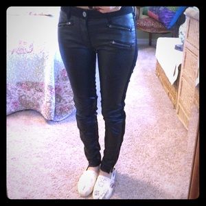 Pacsun Kendall & Kylie faux leather black pants