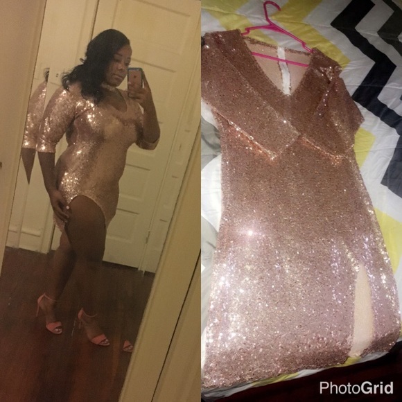 sequence dress