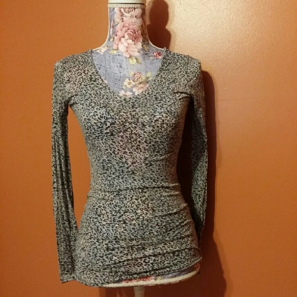 Cheetah long sleeve shirt