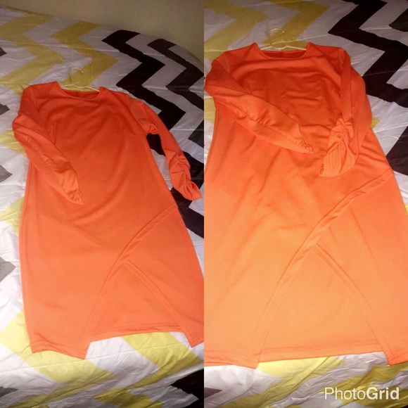 Orange dress