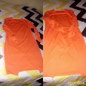 Orange dress
