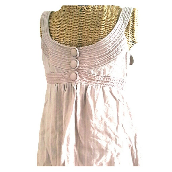 BCBGENERATION taupe scoop sleeveless top (tank)