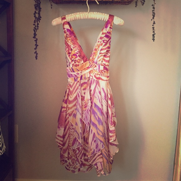 Colorful Arben B cocktail dress