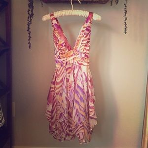 Colorful Arben B cocktail dress