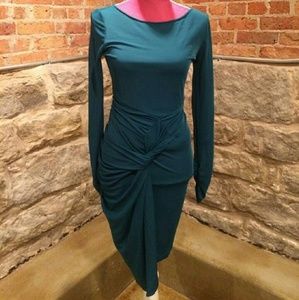 Long sleeve cocktail dress