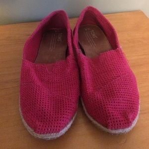 Toms Crochet Pink