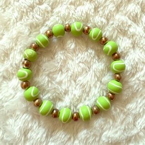 Tennis ball bracelet