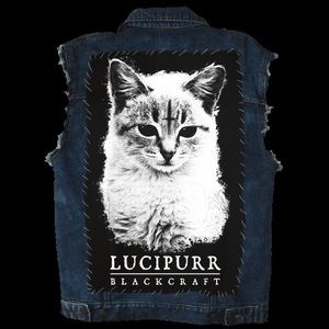 Black craft Lucipurr back patch😈