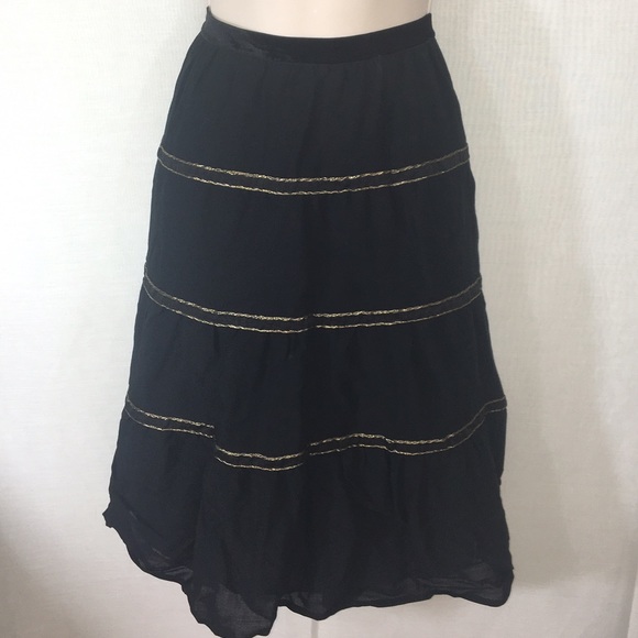Limited Black and Gold Skirt-M