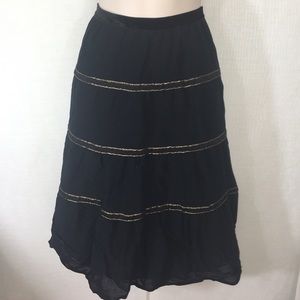 Limited Black and Gold Skirt-M