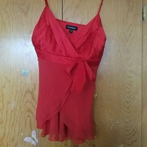 Bebe red camisole