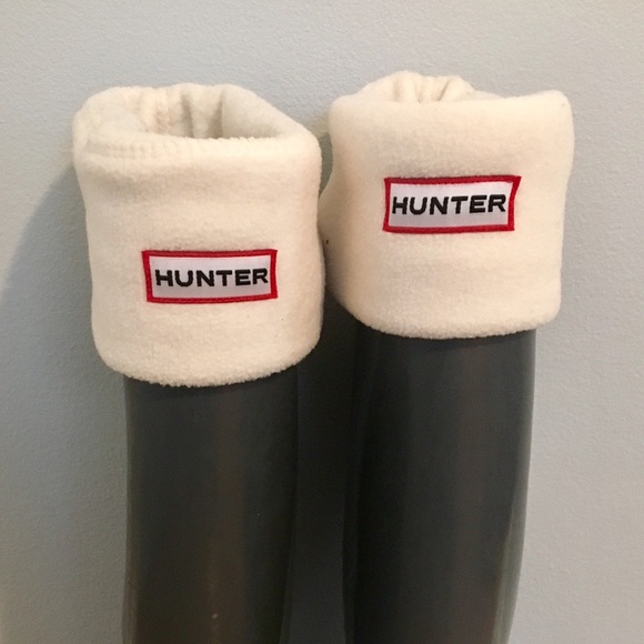 Hunter White boot socks size medium (5-7)