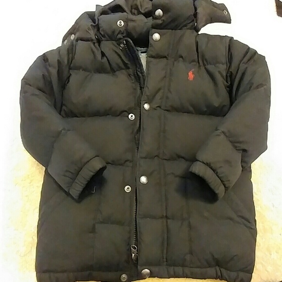 Black Polo Puffer jacket