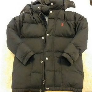 Black Polo Puffer jacket
