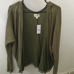 Olive Green Cardigan PacSun (LA Hearts)