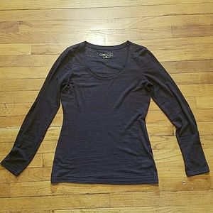 Maurices sheer scoop neck long-sleeved tee.
