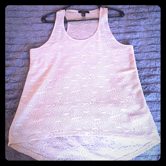 Beige Lace Tank