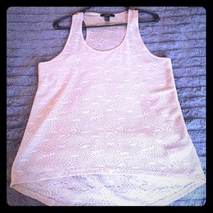 Beige Lace Tank
