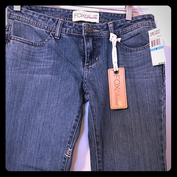 Fox Racing Jeans NWT sz 5 flare