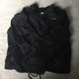 Black Nike windbreaker