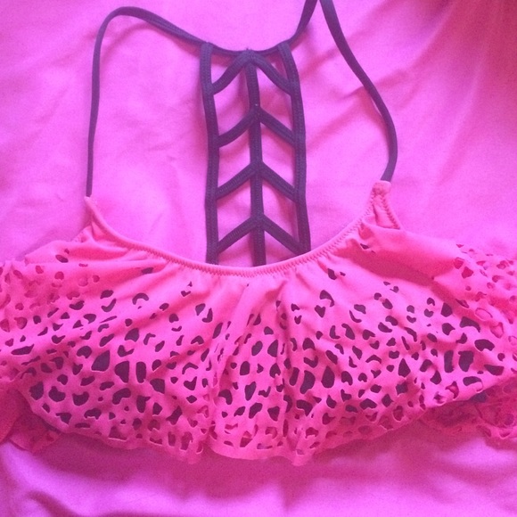 PINK swim top