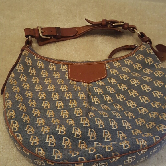 Denim yellow& cream Dooney & bourke handbag
