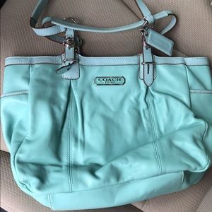 Leather Coach Bag