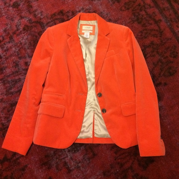 JCrew Schoolboy Velvet Blazer 0P