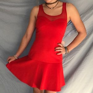Red mermaid fit dress🐡🏝