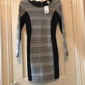Black and white h&m dress