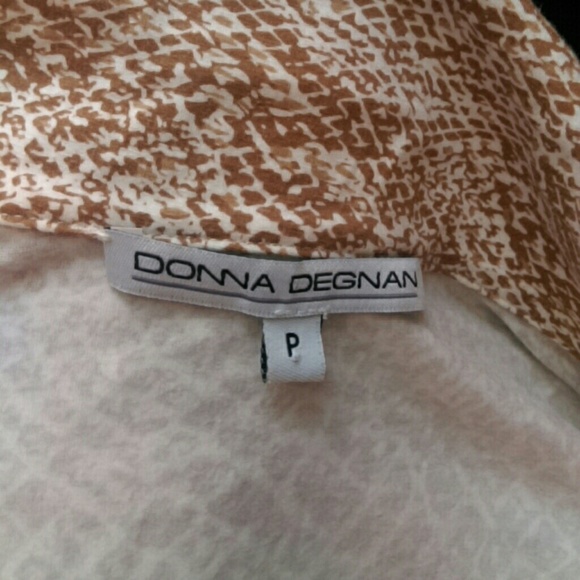 Donna Degnan Animal Print Wrap Dress XS - Picture 4 of 4