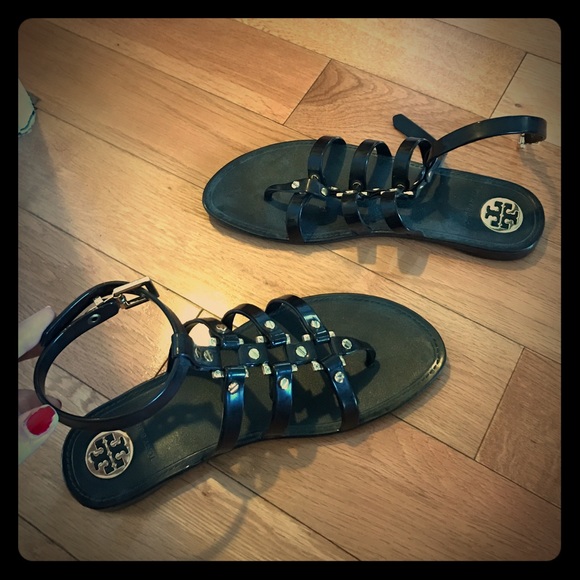 AUTHENTIC Tory Burch Vaughn jelly gladiators