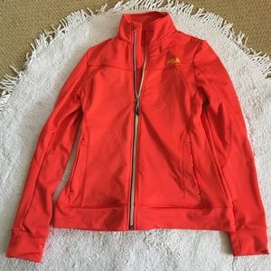 Orange Fila jacket