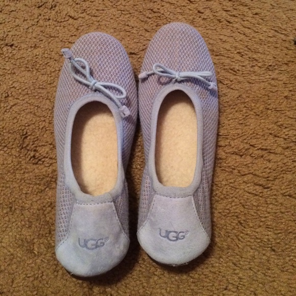 Ugg slippers-hard sole, comfy! Grayish purplish