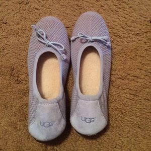 Ugg slippers-hard sole, comfy! Grayish purplish