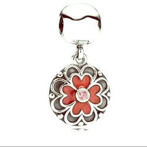 *Just Reduced*Pandora Red Dogwood Charm