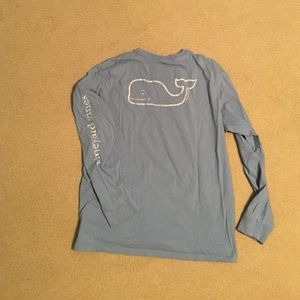 Vineyard vines blue long sleeve t shirt