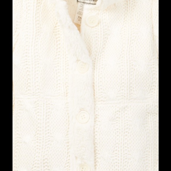 Knit Sweater Coat Little Girls - Picture 2 of 2