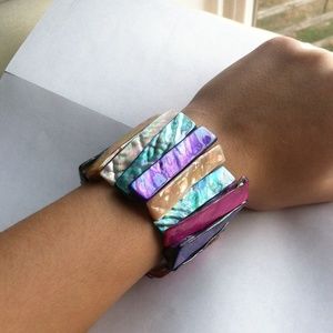 Multicolored bracelet.