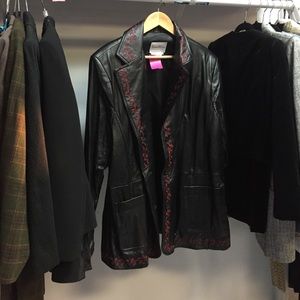 Ladies leather jacket