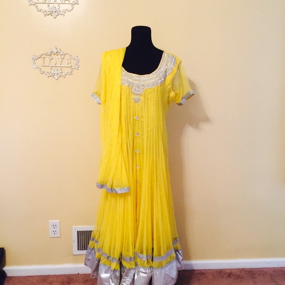 Bling Yellow Dress